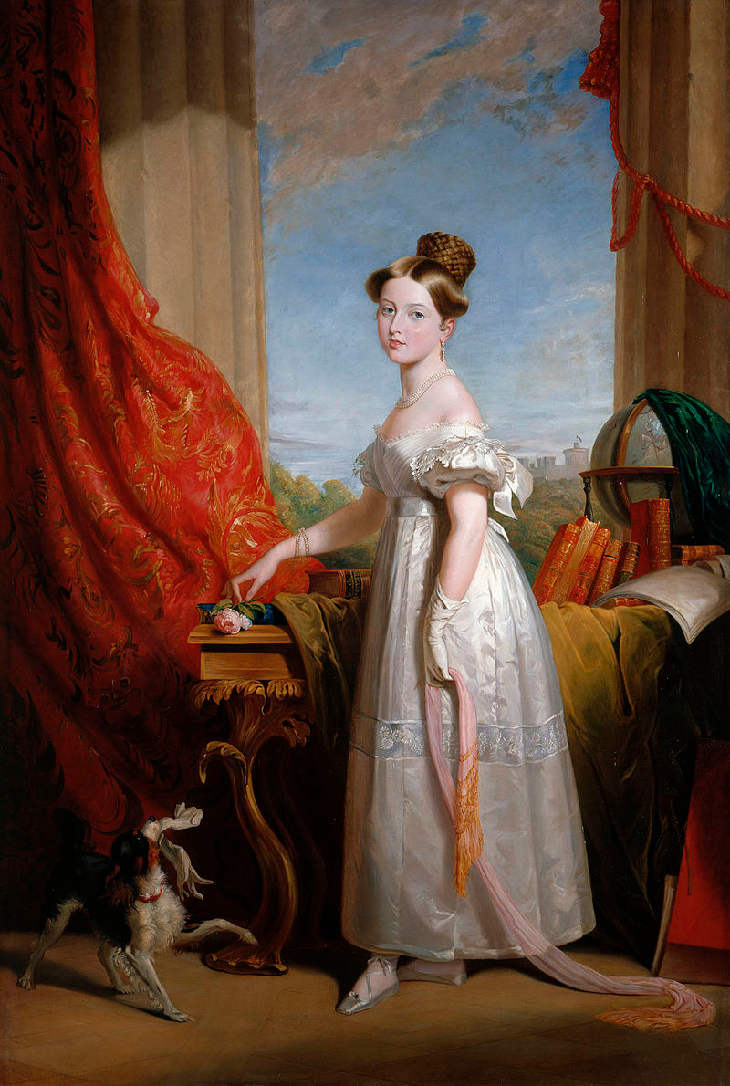 Pintura de Victoria en 1833. Wikimedia Commons